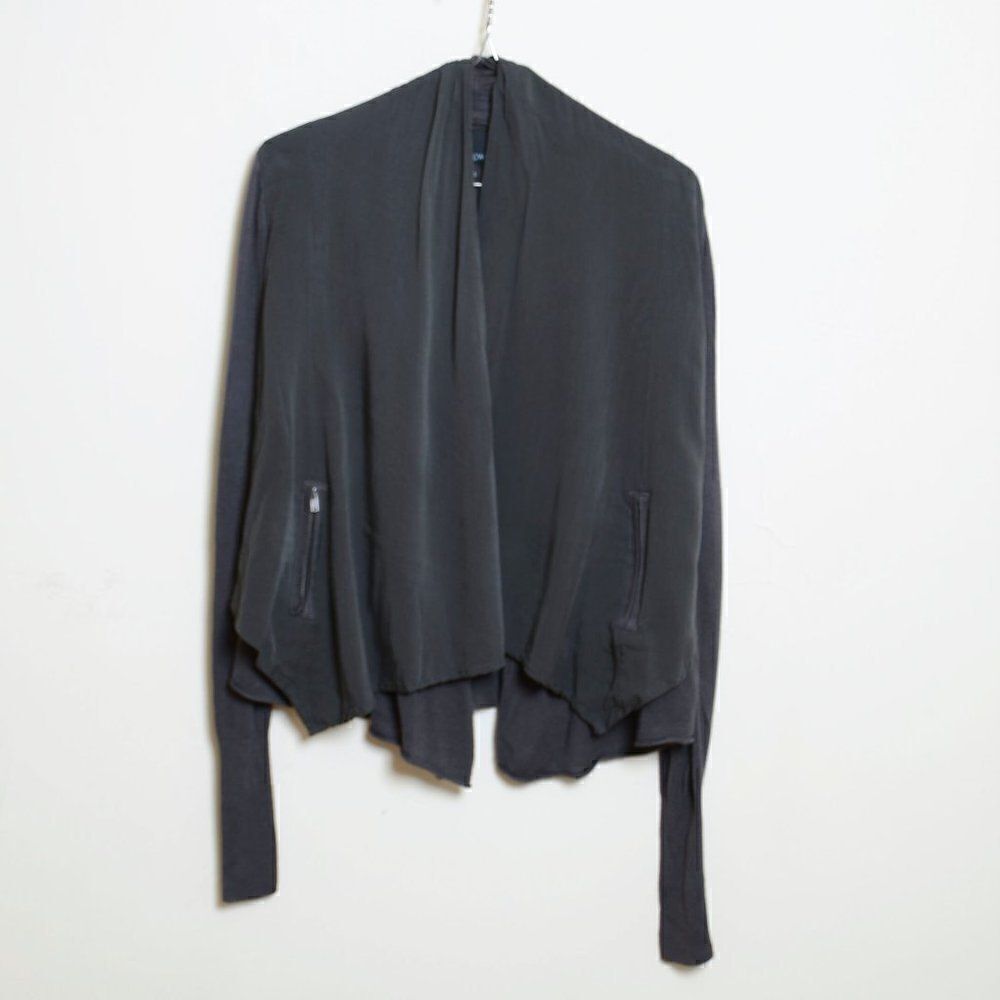 Cynthia Rowley Layered Olive Cardigan